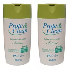 Kit 2 Sabonete Liquido Intimo Prote E Clean Fresh 200ml