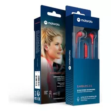 Audífonos Motorola Earbuds 2 In-ear Manos Libres Alámbricos