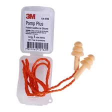 Protetor Auricular Plug Silicone Pomp Plus C/ Cordão 3m 