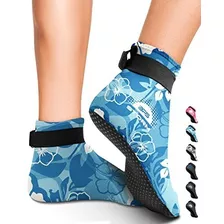 Calcetines Camuflaje Azul De Neopreno Para Buceo L - Bps 