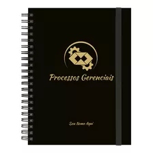 Caderno Universitário Plus Personalizado Profis. Ouro 240 F