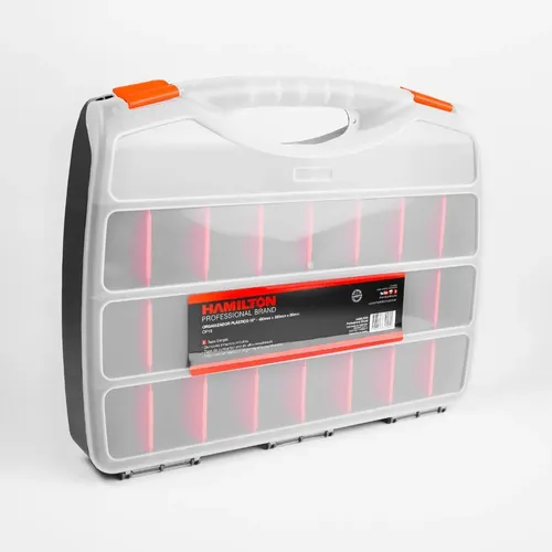 Caja Organizadora Gavetero Plastico Hamilton 26 Divis Op19 Cod. Op19 Dgm Negro
