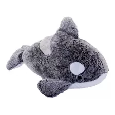 Baleia Orca Pelúcia 39cm Altura Peludinha Fofytoys