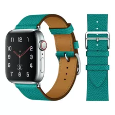 Correa Extensible Para Apple Watch Cuero Piel 42 44 45 49mm