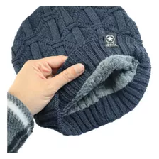 Kit Gorro E Cachecol Estilo Gola Inverno Frio Touca 24cm