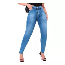 Calça Feminina Jeans Com Pala Coração Patria Brasil