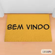 Tapete Capacho Bem Vindo 60x40 - Várias Cores - Ca544