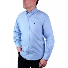Camisa Casual Hombre Lec Lee Azul Claro