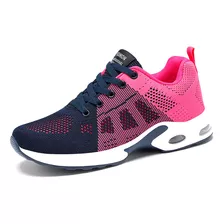 Zapatillas Transpirables Con Bloques De Color Para Mujer