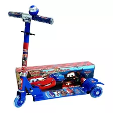 Patinete Para Criança Cars 2 3 Rodas