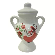 Quartinha 12cm Iansã C/ Asa Porcelana Umbanda Candomblé