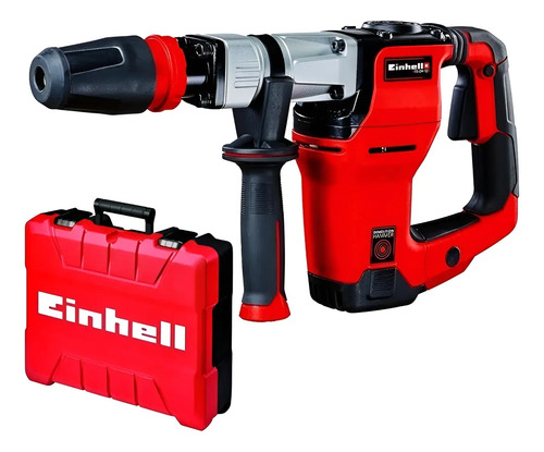 Martillo Demoledor Einhell Te-dh 12 1050w Sds Max Cincel Punta Maletin Dgm Rojo