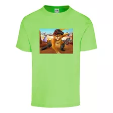 Playera Gato Con Botas Shrek Mod. 0005 12 Colores