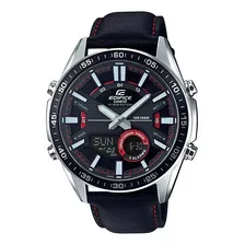 Reloj Hombre Casio Edifice Cod: Efv-c100l-1a Sumergible Acero Joyeria Esponda Color De La Malla Negro Color Del Bisel Plateado Color Del Fondo Negro