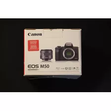 Câmera Mirrorless Canon M50 E Kit 15-45mm