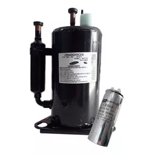 Compressor Rotativo 7.500 Btu 127v R22 + Capacitor 30uf