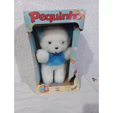 Boneco Urso Pequinho Antigo De Pelucia Marca Maritel