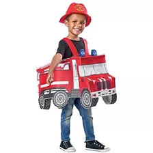Disfraz De Camión De Bomberos Niños De 3 5 Años.
