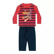 Kit 2 Conjuntos Masculinos Infantis Calça Moletom Blusa