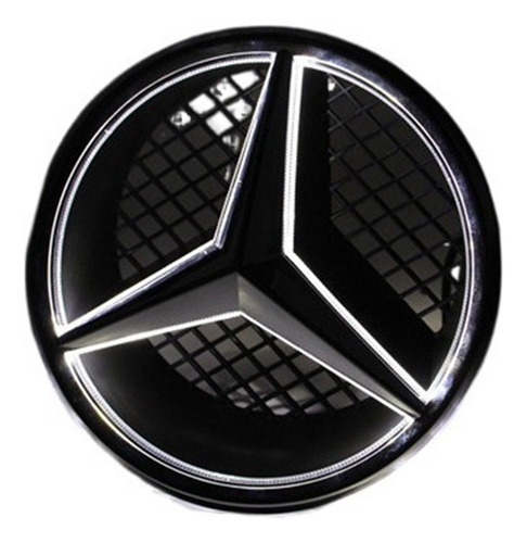 Foto de Luz De Logotipo Mercedes Benz Led 4d, Dimetro 18,5 Cm