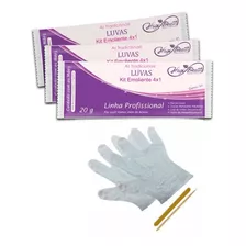 Kit Manicure - Luva Com Emoliente, Lixa E Palito - 50un