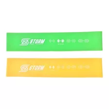 Kit 2 Faixas Elásticas Mini Band Z Storm Ahead Sports