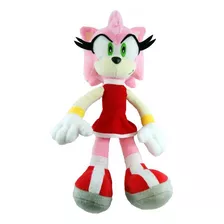 Pelúcia Turma Sonic Amy Rose (35 Cm) 