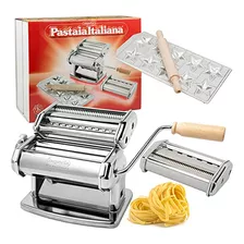 Máquina Para Hacer Pasta De - Juego De Lujo Con 2 Accesorio