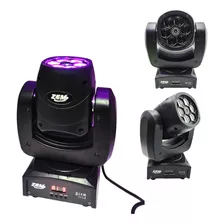 Canhão Holofote Mini Moving Head Led Luz Festa Dj Rgb Ilumin