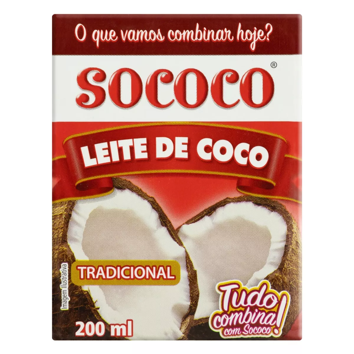 Leite De Coco Tradicional Sococo Caixa 200ml