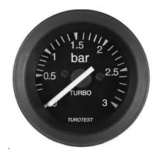 Manômetro Relogio Indicador Pressão Turbo 52mm 3bar Kg