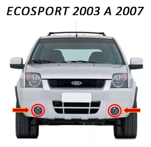 Par Faro Niebla Ford Ecosport 2003 2004 2005 2006 2007 Focos Foto 5