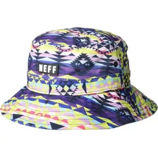 Neff Gorro Tipo Pescador Hombre, Geo Purple, Talla Única