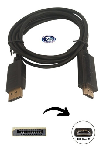 Cable Adaptador Display Port A Hdmi 1.8 Metros