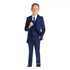 Terno Juvenil Masculino Oxford Slim Infantil Promoçao