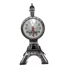 Reloj De Agujas Despertador Mesa Diseño Torre Eiffel Paris