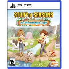 Story Of Seasons A Wonderful Life (físico) Ps5 [eua] Novo