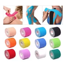 Set 6 Cinta Tape Kinesiológica Apoyo Muscular 5cm X 5mts