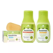  Shampoo+condicionador+sabonete Vegetal Camomila Bebe Vida