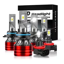 Kit De Faros Led 9005 H7 H8 Para 2004-2009 Mazda 3