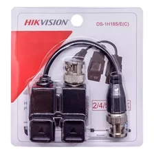 Set Video Balun 4k Ponchable Ds-1h18s/e-c Hikvision 10 Uni