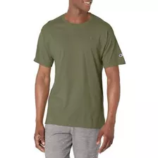 Playera Champion Verde Militar Hombre Ultra Confort