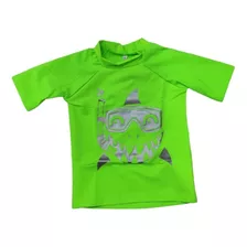 Remera Proteccion Solar Filtro Uv50 Lycra Niños Niña Tiburon