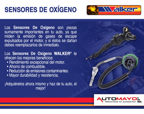 Sensor De Oxgeno Antes Cc Walker 740 L4 2.3l 85 - 88 Foto 8