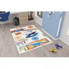 Tapete Infantil Para Quarto Antiderrapante Estampado 1,40m