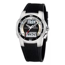 Reloj Festina Hombre Hora Mundial Caucho F6738.d