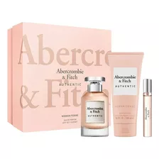 Set Perfume A&f Authentic Woman 100ml Edp Original