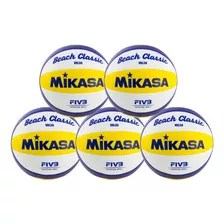 Kit 5 Bolas De Vôlei De Praia Vxl30 - Mikasa