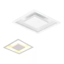 Plafon De Embutir Luz Indireta 30x30 Com Led
