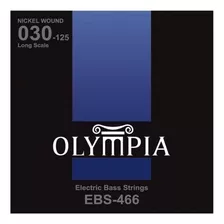 Pack 3 Set De Bajo 6 Cuerdas Olympia Ebs-466 Envío Gratis